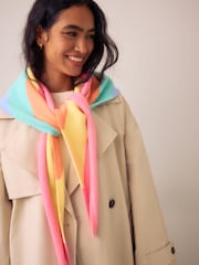 Little Bird Multi Pastel Rainbow Traingle Scarf - Image 1 of 5