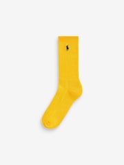 Polo Ralph Lauren Blue Cotton Crew Socks 6 Pack - Image 3 of 7