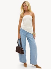 LOAVIES White Lit With Love Strapless Top - Image 5 of 6