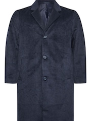 BadRhino Big & Tall Navy Blue Single Brested Coat - Image 2 of 3