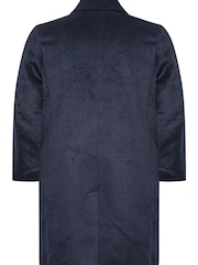 BadRhino Big & Tall Navy Blue Single Brested Coat - Image 3 of 3
