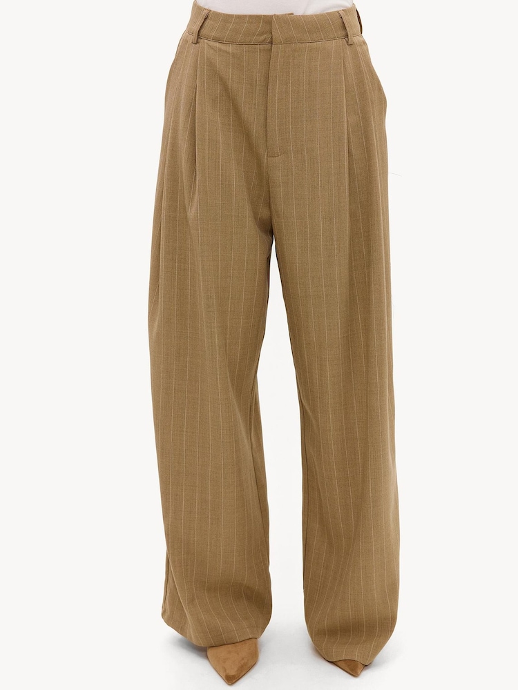 LOAVIES Heart In Harvest Mode Striped Trousers - Imagem 1 de 5