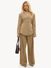 LOAVIES Heart In Harvest Mode Striped Trousers - Imagem 2 de 5