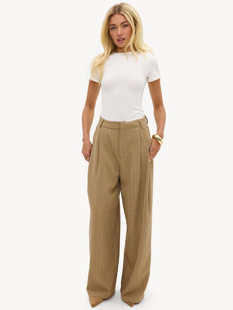 LOAVIES Heart In Harvest Mode Striped Trousers - Imagem 5 de 5