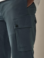 Blue Slim Lightweight Stretch Cargo Utility Trousers - Image 5 of 10