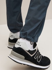 Blue Slim Lightweight Stretch Cargo Utility Trousers - Image 6 of 10