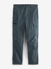 Blue Slim Lightweight Stretch Cargo Utility Trousers - Image 7 of 10