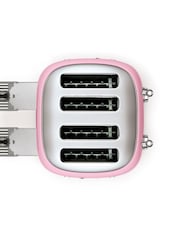 Smeg Pink 4 Slice Toaster - Image 2 of 7