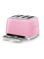 Smeg Pink 4 Slice Toaster - Image 3 of 7