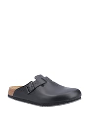 Birkenstock Black Boston Super Grip Clogs - Image 1 of 4