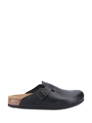 Birkenstock Black Boston Super Grip Clogs - Image 2 of 4