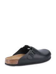 Birkenstock Black Boston Super Grip Clogs - Image 3 of 4