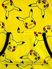 Character Yellow Pokemon Fleece Lounge Blanket Hoodie - Image 3 of 3