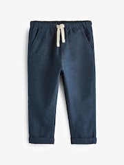 Navy Linen Blend Pull-On Trousers (3mths-7yrs) - Image 6 of 10