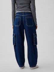 Φαρδύ τζιν Gap High Waisted Stride - Εικόνα 2 από 5