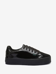 Kickers Black Youth Tovni Stack Patent Leather Shoes - Image 1 of 4