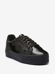 Kickers Black Youth Tovni Stack Patent Leather Shoes - Image 2 of 4