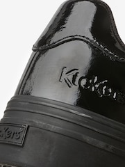 Kickers Black Youth Tovni Stack Patent Leather Shoes - Image 4 of 4