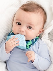 Cheeky Chompers Teething Dribble Baby 100% Cotton Bibs 3 Pack - Image 6 of 10