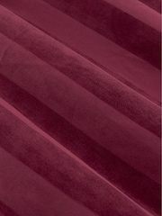 Paoletti Regency Stripe Velvet Lined Eyelet Curtains - Bilde 4 av 4