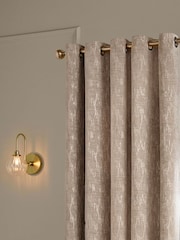 Paoletti Aurelio Chenille Lined Eyelet Curtains - Bilde 1 av 4