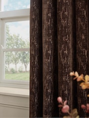 Paoletti Aurelio Chenille Lined Eyelet Curtains - Bilde 3 av 4
