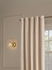 Paoletti Aurelio Chenille Lined Eyelet Curtains - Bilde 1 av 4