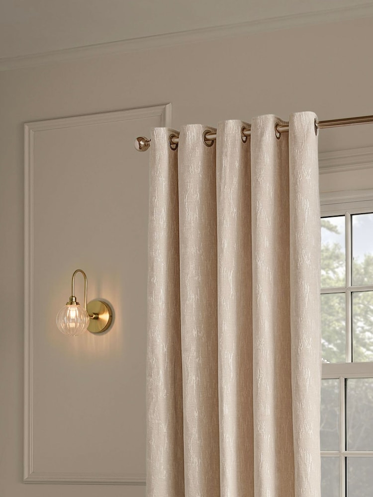 Paoletti Aurelio Chenille Lined Eyelet Curtains - Bilde 1 av 4