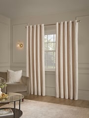 Paoletti Aurelio Chenille Lined Eyelet Curtains - Bilde 2 av 4