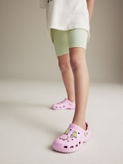 Pink Character Badge Clogs - Image 2 of 8