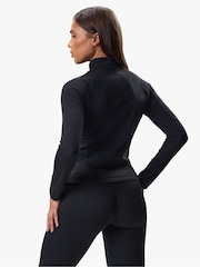 سترة فاخرة Peach بسحّاب كامل من Gym King - صورة 2 من 4