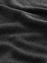 Dark Grey V-Neck Regular Soft Touch Knit Jumper - Image 6 of 6