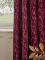 Paoletti Aurelio Chenille Lined Eyelet Curtains - Bilde 3 av 4