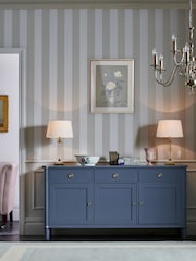 Laura Ashley Dusky Seaspray Henshaw Three Doors Three Drawers Sideboard - Image 1 of 6