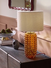 Natural Boucle Lamp Shade - Image 2 of 5