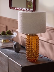 Natural Boucle Lamp Shade - Image 3 of 5
