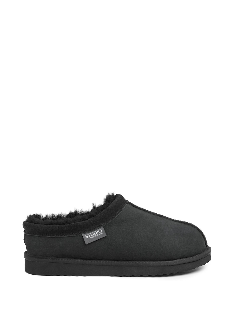 Celtic & Co. Black Studio Clog Slippers - Image 2 of 5 Celtic & Co. Black Studio Clog Slippers - Image 2 of 5