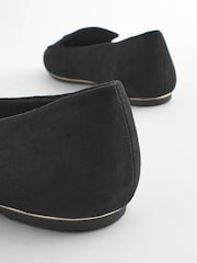 Black Forever Comfort Cleated Metallic Rand Shoes - Image 3 of 4