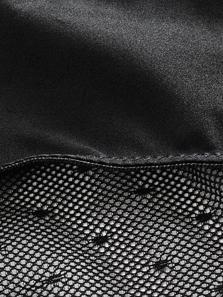 Noir - Culotte en résille et dentelle - Image 7 of 7