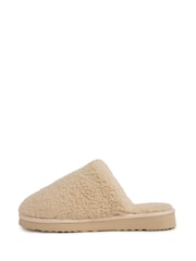 Celtic & Co. Natural Studio Teddy Mule Slippers - Image 3 of 6