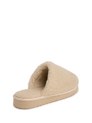 Celtic & Co. Natural Studio Teddy Mule Slippers - Image 4 of 6