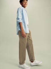Tan Brown Loose Fit Chino Trousers (3-16yrs) - Image 3 of 6