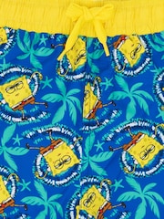 Vanilla Underground Blue Kids Marvel Logo Short Sleeved T-Shirt - Image 3 of 5