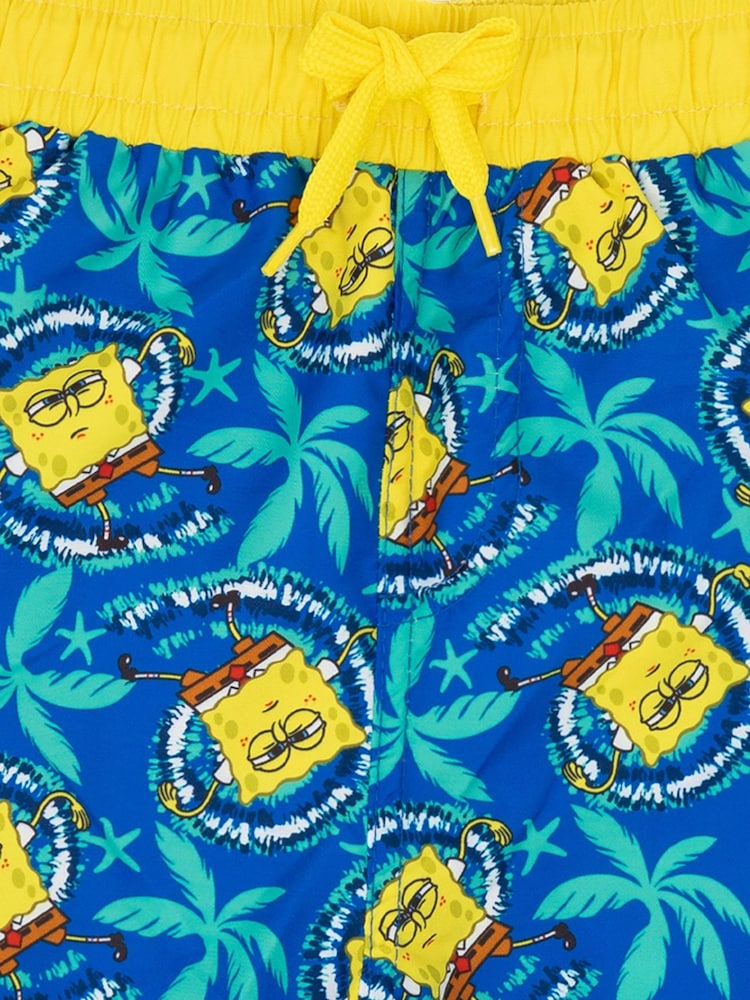 Vanilla Underground Blue Kids Marvel Logo Short Sleeved T-Shirt - Image 3 of 5