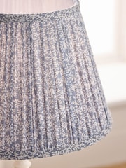 Blue Floral Pleated Lamp Shade - Image 4 of 5