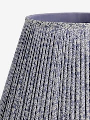 Blue Floral Pleated Lamp Shade - Image 5 of 5