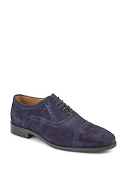 Jones Bootmaker Blue Maynard Leather Oxford Brogues - Image 1 of 5