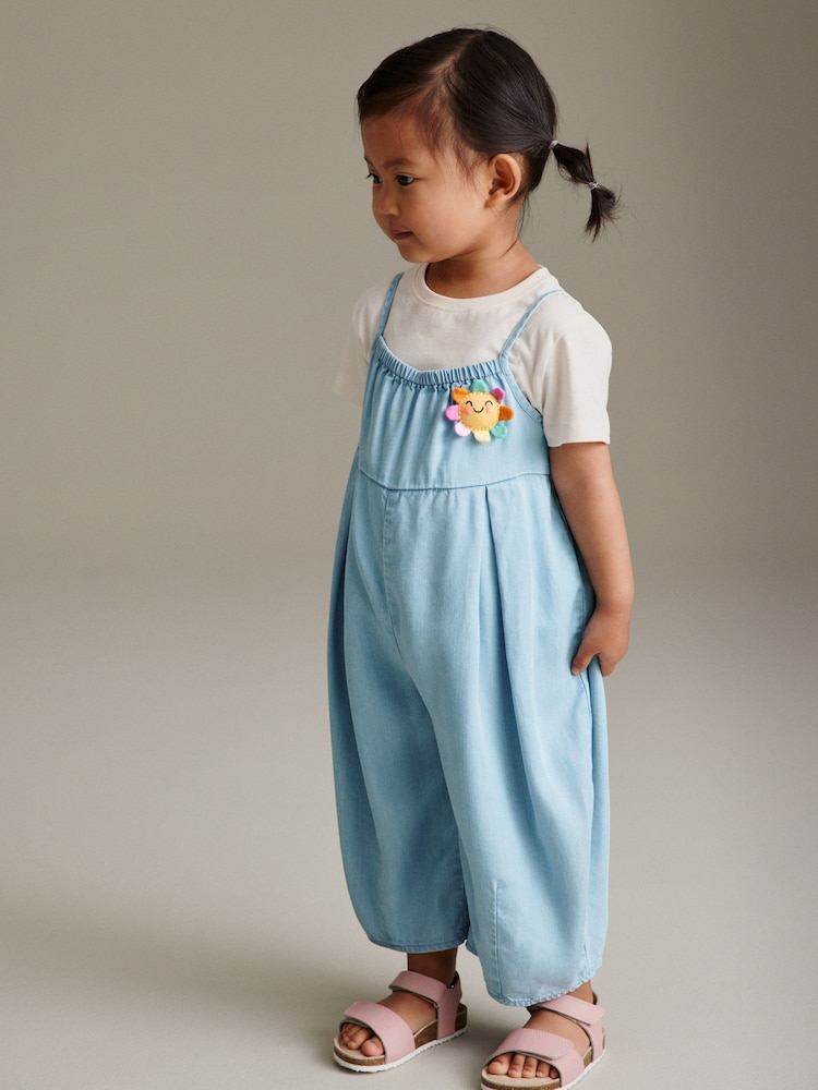 Denim Loose Playsuit (3mths-7yrs) - Image 2 of 6