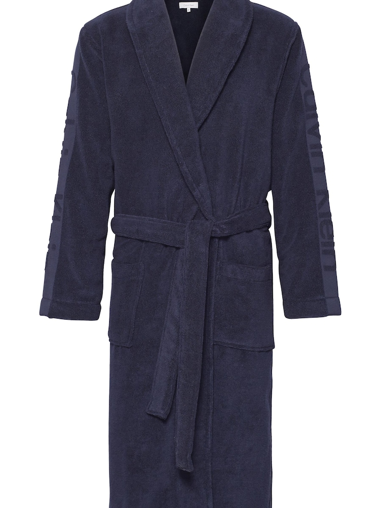 Calvin Klein Blue Robe - Image 5 of 5 Calvin Klein Blue Robe - Image 5 of 5