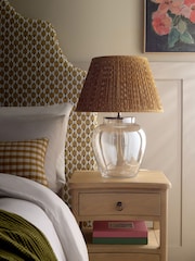 Honey Yellow Geo Pleated Lamp Shade - Image 3 of 5